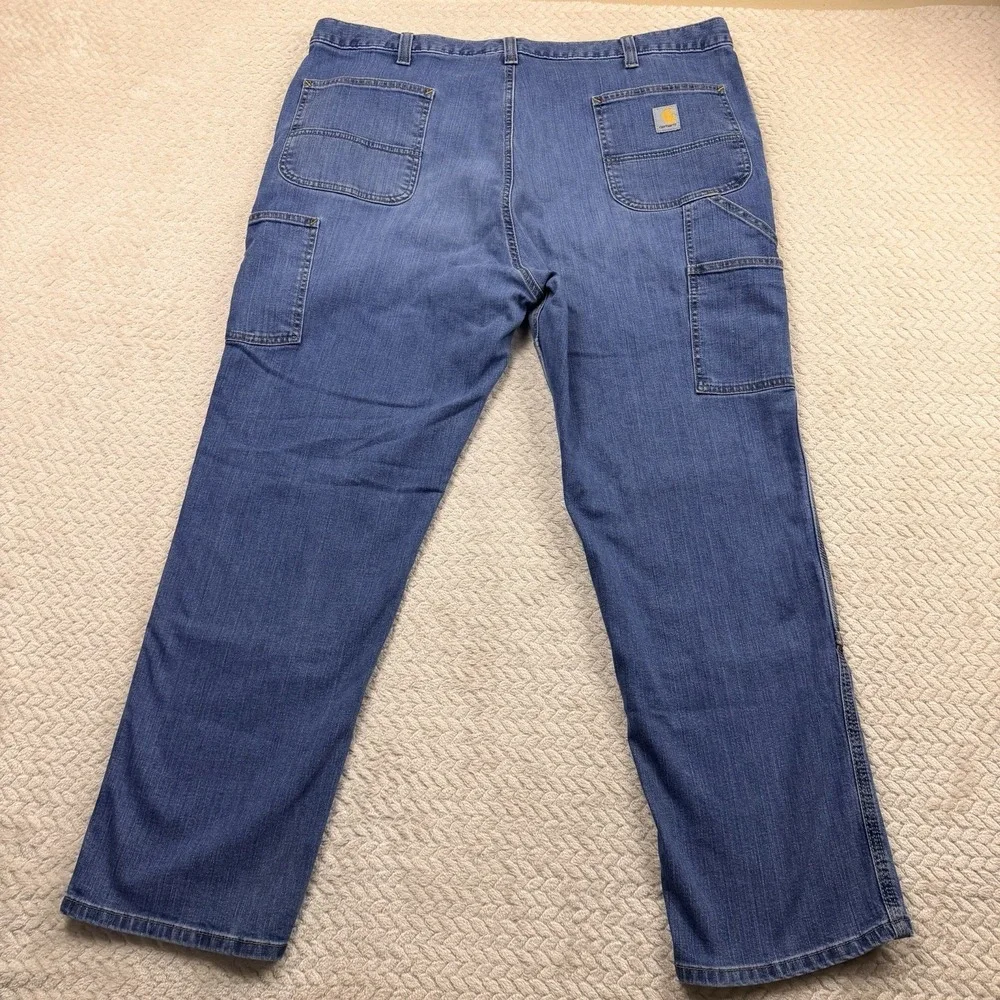 Carhartt Double Knee Rugged Flex Relaxed Fit Logger Jeans Denim  42x30 Workwear